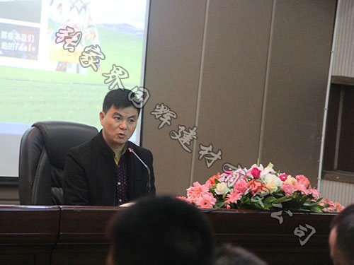 張家界國輝建材?？偨?jīng)理發(fā)言